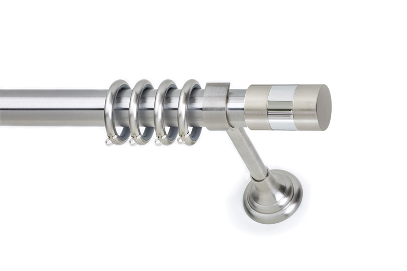 Anartisi Κουρτινόξυλο Φ35 Pegasos Νίκελ Σατινέ